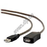 Фото Кабель Gembird Cablexpert UAE-01-10M USB2.0, 10м Активный удлинитель для увеличения длины USB