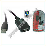 Фото Кабель Viewcon VE 056 USB2.0, 5м Активный удлинитель для увеличения длины USB до 75ft