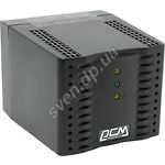 Фото Стабилизатор PowerCom TCA-2000 black, 1000W, 3-х ступенчатый, +/-30V при >7% отклонении от 220V