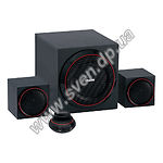 Фото Акустическая система SVEN MS-1080 black, 2.1 20W Woofer + 2*10W speaker, проводной ДУ