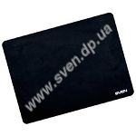Фото Коврик для мышки Sven HP черный, флоковая ткань + вспененная резина