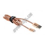 Изображение Кабель Cablexpert CCPB-C-USB-08G USB to Type-C 1м, премиум Фото Кабель Cablexpert CCPB-C-USB-08G USB to Type-C 1м, премиум