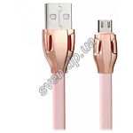 Изображение Кабель REMAX RC-035m Laser USB-MicroUSB 1м Rose gold 2.1A Фото Кабель REMAX RC-035m Laser USB-MicroUSB 1м Rose gold 2.1A