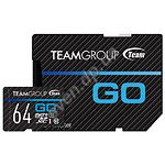 Изображение microSD XC 64Gb Team Class10 UHS-I U3 (TGUSDX64GU303) с SD переходником, 90/45 MB/s Фото microSD XC 64Gb Team Class10 UHS-I U3 (TGUSDX64GU303) с SD переходником, 90/45 MB/s