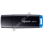 Изображение USB Flash 16GB Apacer AH359 Black/Blue USB 3.1 AP16GAH359U-1 Фото USB Flash 16GB Apacer AH359 Black/Blue USB 3.1 AP16GAH359U-1
