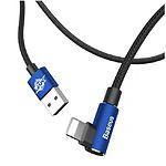 Изображение Кабель Baseus CALMVP-03 MVP Elbow USB/Lightning 1м Blue 2A Фото Кабель Baseus CALMVP-03 MVP Elbow USB/Lightning 1м Blue 2A