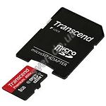 Изображение microSD HC 8GB Transcend Class10 UHS-I ( с переходником, TS8GUSDU1) Фото microSD HC 8GB Transcend Class10 UHS-I ( с переходником, TS8GUSDU1)