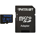 Изображение microSD HC 32Gb PATRIOT LX UHS-I U1 Class10 V10 (с переходником на SD, PSF32GLX11MCH) R/W 90/40MB/s Фото microSD HC 32Gb PATRIOT LX UHS-I U1 Class10 V10 (с переходником на SD, PSF32GLX11MCH) R/W 90/40MB/s