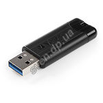 USB flash накопитель Verbatim  PINSTRIPE  128Gb (49319) USB3.0 BLACK - фото