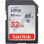 Изображение SD HC 32Gb SanDisk Class 10 UHS-I (SDSDUNC-032G-GN6) 80Mb/s, 533x Фото SD HC 32Gb SanDisk Class 10 UHS-I (SDSDUNC-032G-GN6) 80Mb/s, 533x