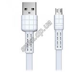 Изображение Кабель REMAX RC-116m Armor USB-MicroUSB 1м White 2.4A Фото Кабель REMAX RC-116m Armor USB-MicroUSB 1м White 2.4A