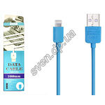 Изображение Кабель REMAX RC-06i Light USB-Lightning 1м Blue 2.1A Фото Кабель REMAX RC-06i Light USB-Lightning 1м Blue 2.1A