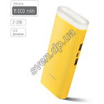 Изображение Внешний аккумулятор Power Bank ColorWay 11000 mAh Yellow (CW-PB110LIB2YL-F) Фото Внешний аккумулятор Power Bank ColorWay 11000 mAh Yellow (CW-PB110LIB2YL-F)