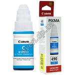 Фото Чернила Canon GI-490 (0664C001) Cyan Pixma G1400/G2400/G3400, 70мл