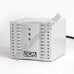 Стабилизатор PowerCom TCA-1200 white, 600W, 3-х ступенчатый, +/-30V при >7% отклонении от 220V - фото