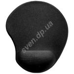 Изображение Коврик для мышки Gembird MP-GEL-BLACK Фото Коврик для мышки Gembird MP-GEL-BLACK