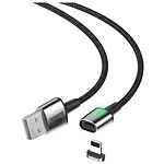 Изображение Кабель Baseus CALXC-B01 Zinc Magnetic USB/Lightning, 2м Black 1.5A Фото Кабель Baseus CALXC-B01 Zinc Magnetic USB/Lightning, 2м Black 1.5A