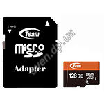 Изображение microSD XC 128 GB TEAM Class 10 UHS-I (c переходником на SD, TUSDX128GUHS03) Фото microSD XC 128 GB TEAM Class 10 UHS-I (c переходником на SD, TUSDX128GUHS03)