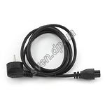 Изображение Кабель питания 220в Cablexpert PC-186-ML12 1.8м, CEE7/7-C5, VDE, 3*0.75мм, в БП ноутбуков Фото Кабель питания 220в Cablexpert PC-186-ML12 1.8м, CEE7/7-C5, VDE, 3*0.75мм, в БП ноутбуков