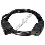 Изображение Кабель питания 220в Cablexpert PC-189-C19, C19-С20, длина 1.5 м, 3*1,5 мм кв. Фото Кабель питания 220в Cablexpert PC-189-C19, C19-С20, длина 1.5 м, 3*1,5 мм кв.