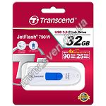 Изображение USB Flash 32Gb TRANSCEND JetFlash TS32GJF790W USB 3.0 | Read 90 MByte/s, Write 25 MByte/s Фото USB Flash 32Gb TRANSCEND JetFlash TS32GJF790W USB 3.0 | Read 90 MByte/s, Write 25 MByte/s
