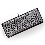 Изображение Клавиатура A4 KLS-40 X-Slim, Укр/Рус/Eng, PS/2, Black Фото Клавиатура A4 KLS-40 X-Slim, Укр/Рус/Eng, PS/2, Black