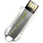 Изображение USB Flash 16Gb SILICON POWER Unique 530 White) Фото USB Flash 16Gb SILICON POWER Unique 530 White)
