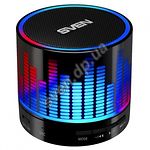 Изображение SVEN PS-47 (black) портативная система 3Вт, Li-Lon аккум, mSD,FM,BT,мет.корпус, подсветка Фото SVEN PS-47 (black) портативная система 3Вт, Li-Lon аккум, mSD,FM,BT,мет.корпус, подсветка