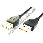 Фото Кабель Cablexpert CCP-USB2-AMAF-10, 3m, удлинитель, двойной экран, black