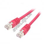 Фото Кабель patch cord  0.25м S/FTP Red Cablexpert PP6A-LSZHCU-R-0.25M