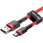 Изображение Кабель Baseus CAMKLF-B09 Cafule USB/Micro USB, 1м Red+Red 2.4A Фото Кабель Baseus CAMKLF-B09 Cafule USB/Micro USB, 1м Red+Red 2.4A
