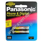 Изображение Аккумулятор Panasonic R03 / 750 mAh / Ni-Mh / 2 шт. Фото Аккумулятор Panasonic R03 / 750 mAh / Ni-Mh / 2 шт.