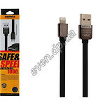 Изображение Кабель REMAX RC-015i KingKong USB-Lightning 1м Black 2.1A Фото Кабель REMAX RC-015i KingKong USB-Lightning 1м Black 2.1A