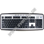Изображение Клавиатура A4tech KL-23 X-Slim, Укр/Рус/Eng, 6 прог.кнопок, Silver+Black, USB Фото Клавиатура A4tech KL-23 X-Slim, Укр/Рус/Eng, 6 прог.кнопок, Silver+Black, USB