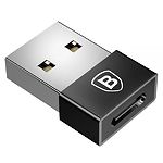 Переходник Baseus CATJQ-A01 (USB male на USB Type-C female) - фото