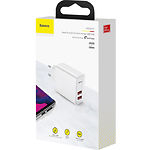 Изображение Сетевое ЗУ Baseus CCFS-E02 White, 2*USB , QC3.0 , 30W Фото Сетевое ЗУ Baseus CCFS-E02 White, 2*USB , QC3.0 , 30W