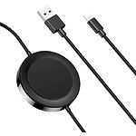 Изображение Беспроводное Wireless ЗУ Baseus WXCA-01 Black, USB питание, Lightning кабель Фото Беспроводное Wireless ЗУ Baseus WXCA-01 Black, USB питание, Lightning кабель