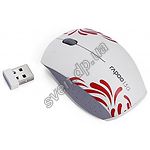 Изображение Мышка RAPOO 3300p Wireless мини (белая) Фото Мышка RAPOO 3300p Wireless мини (белая)