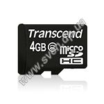 Изображение microSD HC 4GB Transcend (TS4GUSDC2 без переходника) Фото microSD HC 4GB Transcend (TS4GUSDC2 без переходника)
