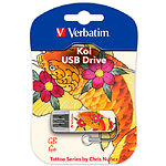 Изображение USB Flash 16Gb Verbatim {49886} STORE'N'GO MINI TATTOO KOI Фото USB Flash 16Gb Verbatim {49886} STORE'N'GO MINI TATTOO KOI