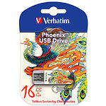 Фото USB Flash 16Gb Verbatim {49887} STORE'N'GO MINI TATTOO PHOENIX