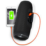 Изображение JBL Charge 3 Special Edition Black (JBLCHARGE3SEBLKEU) портативная система 20Вт,LiIon аккум.,мик.,BT Фото JBL Charge 3 Special Edition Black (JBLCHARGE3SEBLKEU) портативная система 20Вт,LiIon аккум.,мик.,BT