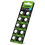 Фото Батарейка Videx LR44 AG 13 BLISTER CARD (Цена за 10 шт)