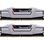 Изображение DDR-4 2шт x 8GB 3000МГц G.Skill Ripjaws V Silver (F4-3000C15D-16GVS) Фото DDR-4 2шт x 8GB 3000МГц G.Skill Ripjaws V Silver (F4-3000C15D-16GVS)