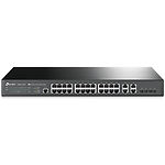 Фото Коммутатор TP-Link T2500-28TC, 24-port 10/100, 4-port Giga, L2