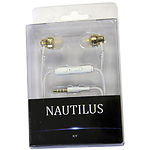 Изображение NAUTILUS N3 наушники с микрофоном (Gold) blister Фото NAUTILUS N3 наушники с микрофоном (Gold) blister
