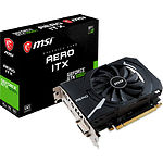 Изображение Видеокарта MSI GeForce GTX1050Ti 4GB (GTX 1050 Ti AERO ITX 4G OC) Фото Видеокарта MSI GeForce GTX1050Ti 4GB (GTX 1050 Ti AERO ITX 4G OC)
