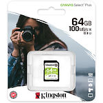 Фото SD XC 64 GB Kingston Canvas Select Plus Class10 UHS-I U1 (SDS2/64GB)