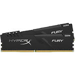 Фото DDR-4 2шт x 4GB 2400МГц Kingston HyperX Fury Black (HX424C15FB3K2/8)
