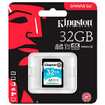Изображение SD HC 32Gb Kingston Canvas Go! Class 10 UHS-I U3 (SDG/32GB) R90/W45 Фото SD HC 32Gb Kingston Canvas Go! Class 10 UHS-I U3 (SDG/32GB) R90/W45